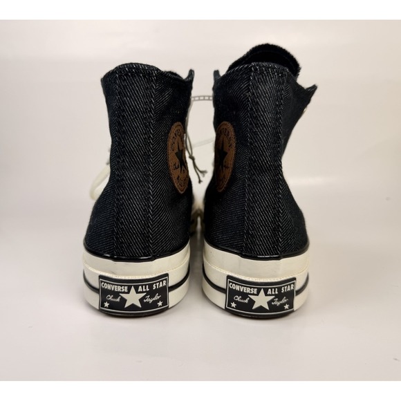 Converse Chuck 70 Taylor Denim Black High Top Sneakers 5M / 7W A11735C - Picture 3 of 11